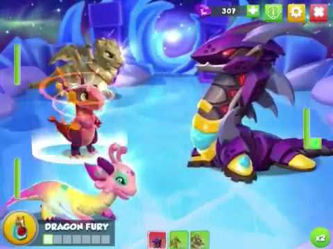 Heroic Mini battle 3 stars with hired Autumn Dragon by Vicia Nocturna