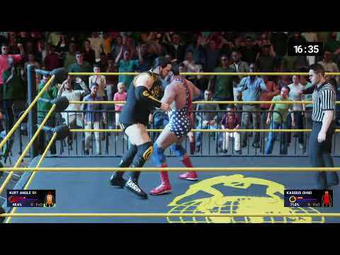 WWE 2K19 FW KURT ANGLE VS KASSIUS OHNO (2 OF 2)
