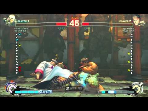 SSF4 Rank Match  chobixnco (RU)  vs  gameinn (RY)