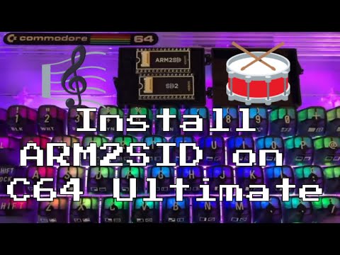 Commodore 64 Ultimate - Install the ARM2SID replacement SID chips