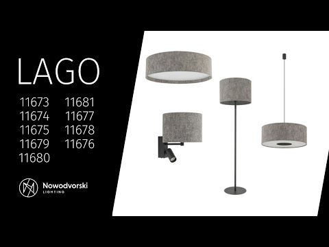 Люстра Nowodvorski 11680 Lago M E27 4x15W IP20 сіра