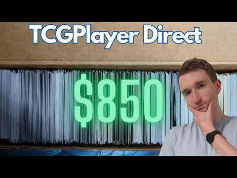 My TCGPlayer Direct Sales: 1100 Cards Sold for $850