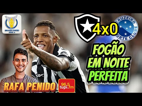 Botafogo 4 x 0 Cruzeiro Commentary by RAFA O BRAB Brazilian Championship 2026