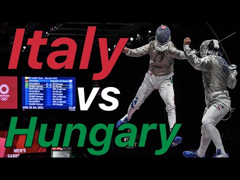 Tokyo 2021 [Semifinal] Italy v Hungary | Olympic Fencing | Men's Sabre Team Highlights