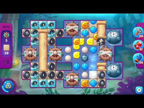 Fishdom 6573 Super Hard Level - 11 moves - NO BooSTERS