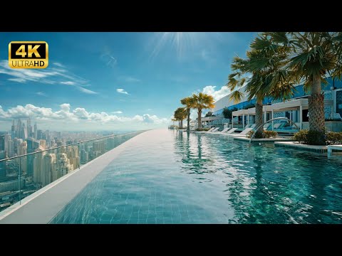 Address Beach Resort Dubai (2025) Spectacular Infinity Pool - 4K Full Tour