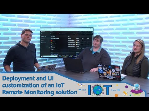 Deployment and UI customization of an IoT Remote Monitoring solution