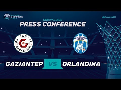 Gaziantep v SikeliArchivi Capo d'Orlando - Press Conference - Basketball Champions League 2018