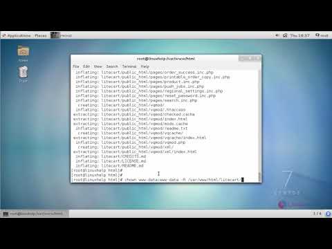 How to install LiteCart on CentOS 7 | LinuxHelp Tutorials