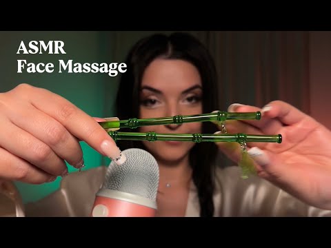 ASMR Face Massage & Gentle Affirmations for Deep Sleep
