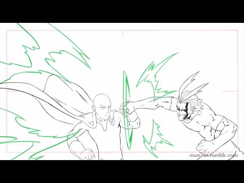 Saitama vs All Might