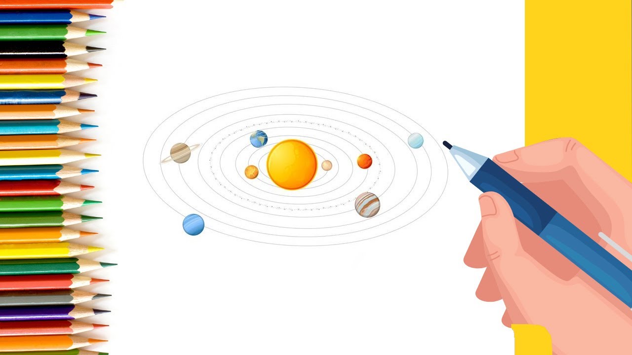 How to Draw Solar System