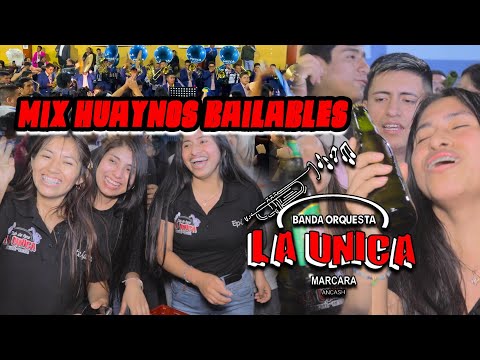 Banda Orquesta La Única Marcará - Mix Huaynos Bailables - Local Larcay
