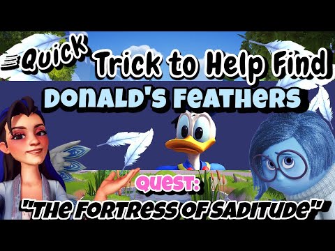 Quick Tip on Finding Donald's Feathers for Sadness