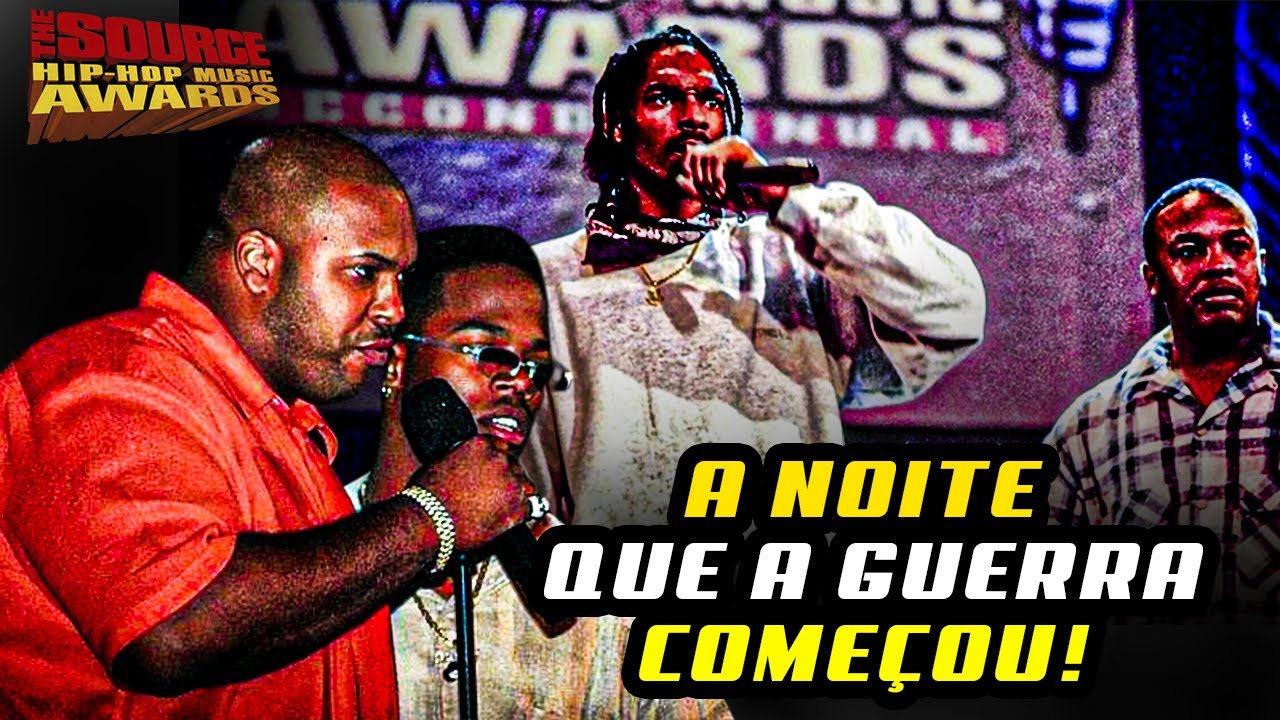A PREMIAÇÃO MAIS PERlG0SA DO HIP HOP (SOURCE AWARDS 1995)