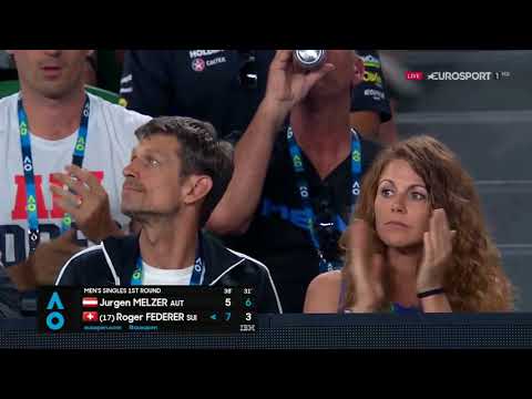 Roger Federer vs Jürgen Melzer Australian Open 2017