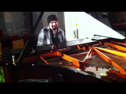 NAMM 2014 Eric Levy at Schimmel pianos for Keyboard Magazine