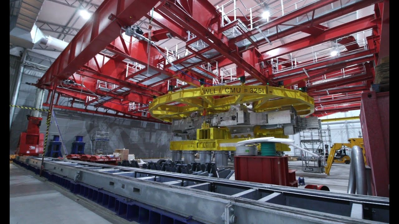 Test facility: first magnet ready to face deep-space cold