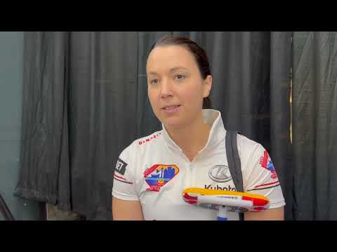 Media Scrum - Women's Women's Semifinal - Pan Continental Curling Championships 2022