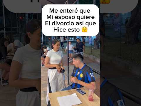 Me enteré que mi esposo quiere el divorcio así que le hice creer que estoy embarazada de otro #short
