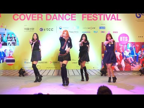 180512 4SEC cover BLACKPINK - PLAYING WITH FIRE + AS IF IT'S YOUR LAST @ Thailand K-POP Cover Dance