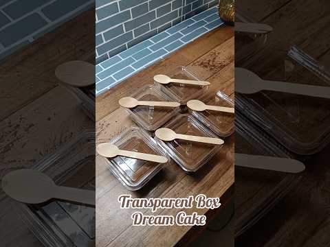Dream Cake | Transparent Box | #5in1tortecake #dreamcake #homemadecake #youtubeshorts #viralcakes