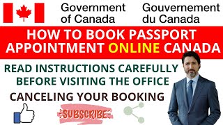 How to book passport appointment online Canada | Service Canada Centre and Passport Services online
