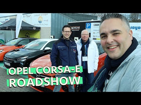 ELEKTROAUTO CORSA-E - Darum veranstaltet Opel eine Roadshow am Ladepark Schildgen