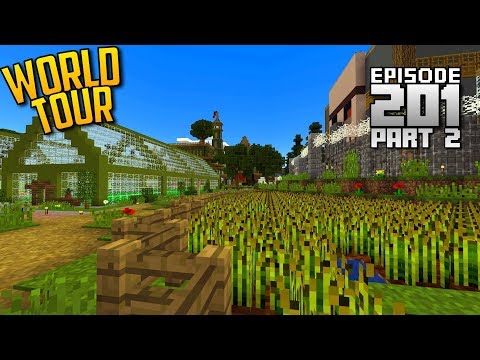 Let's Play Minecraft PE - Ep.201 : World Tour + Download! (Part 2)