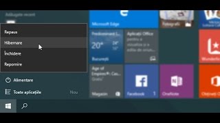 Cum se activează opțiunile Repaus, Hibernare și Blocare în meniul Start al Windows 10 | BETIT.RO