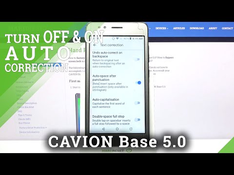 How to Enable and Use Text Correction – Keyboard Options on CAVION Base 5.0
