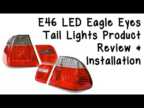 BMW E46 LED Tail Lights Product Review+Installation