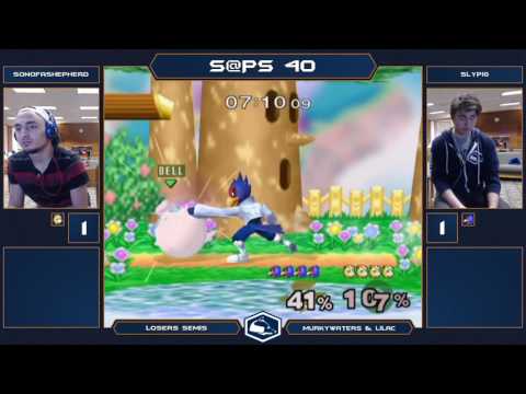 S@PS 40 Melee Singles - Sonofashepherd (Jigglypuff) VS Slypig (Falco) - Losers Semis