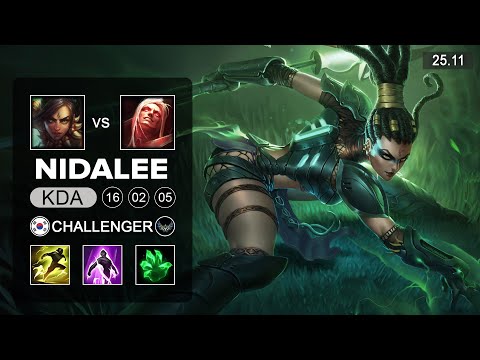 Doran Nidalee vs Vladimir Top - KR Challenger - Patch 25.11 Season 15