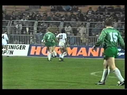 1989 October 18 Werder Bremen West Germany 5 Austria Vienna Austria 0 UEFA Cup