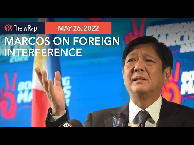 Marcos vows to thwart interference from outside powers