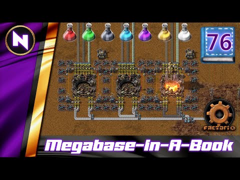 Casually Adding 2500 Space Science / min (Timelapse!) | #76 | Factorio Megabase-In-A-Book Lets Play