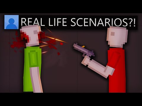 I Recreated Real-Life Scenarios In People Playground