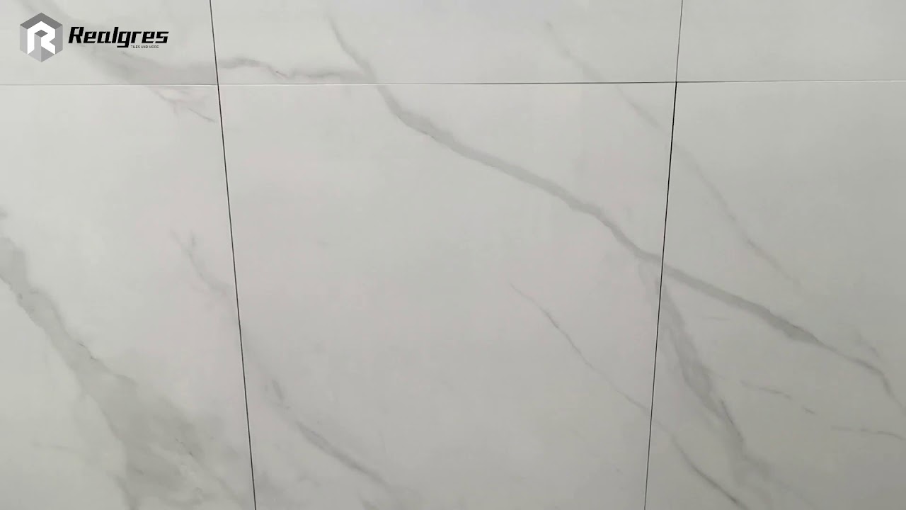 Realgres 600*1200 Infinity Connection White High Gloss Porcelain Floor Tile
