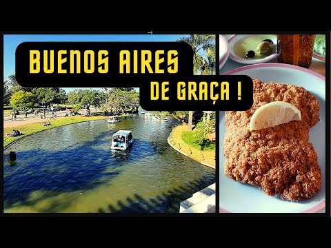 O MELHOR MILANESA do MUNDO + ATRAÇÕES GRATUITAS em BUENOS AIRES (BOSQUES DE PALERMO) - EP. 5 [4K]