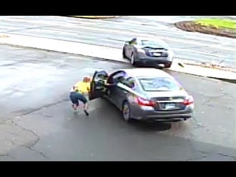 This woman was dragged 15 feet trying to stop the man who stole her car