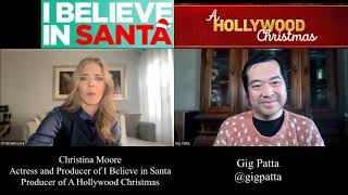 Christina Moore Interview for Netflix's I Believe in Santa and HBO's A Hollywood Christmas