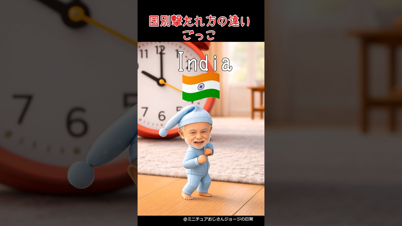 国別撃たれ方の違いごっこ#おじさん #ミニチュア #映画 #コント