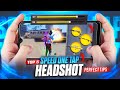 [ Unique ]  One Tap Headshot Top 5 Tips And Tricks - Garena Free Fire 2024