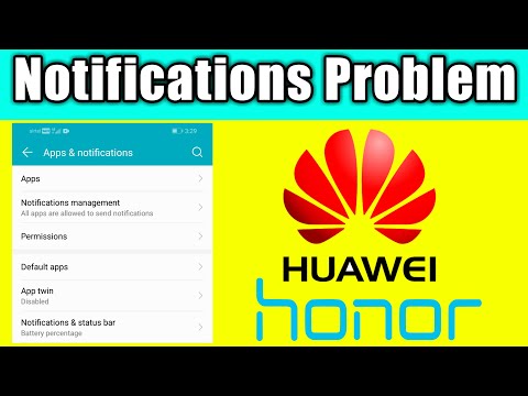 How to fix Huawei notification problem?