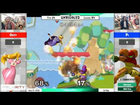Unrivaled 2 Melee - Oaty (Peach) vs Pi (Samus) - Losers Top 8