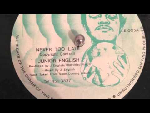 Junior English 'never too late '