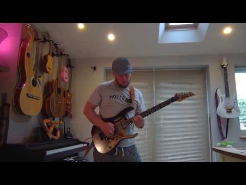 Boss RC 300 loop station and Ibanez Jem 77WDP Woody with GT 100