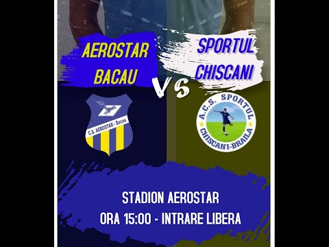 LIVE #Fotbal - Liga 3: CS Aerostar Bacau - ACS Sportul Chiscani | Etapa 17
