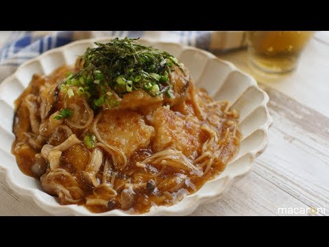 揚げずにできた！カリカリ おこげの きのこ あんかけ のレシピ 作り方